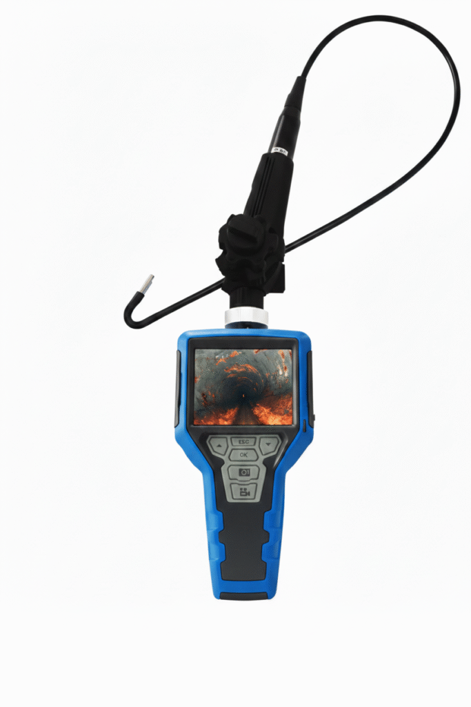 TX101-4A62 Professional 4-Way Articulating Videoscope with 5.5mm probe and 360° steering.