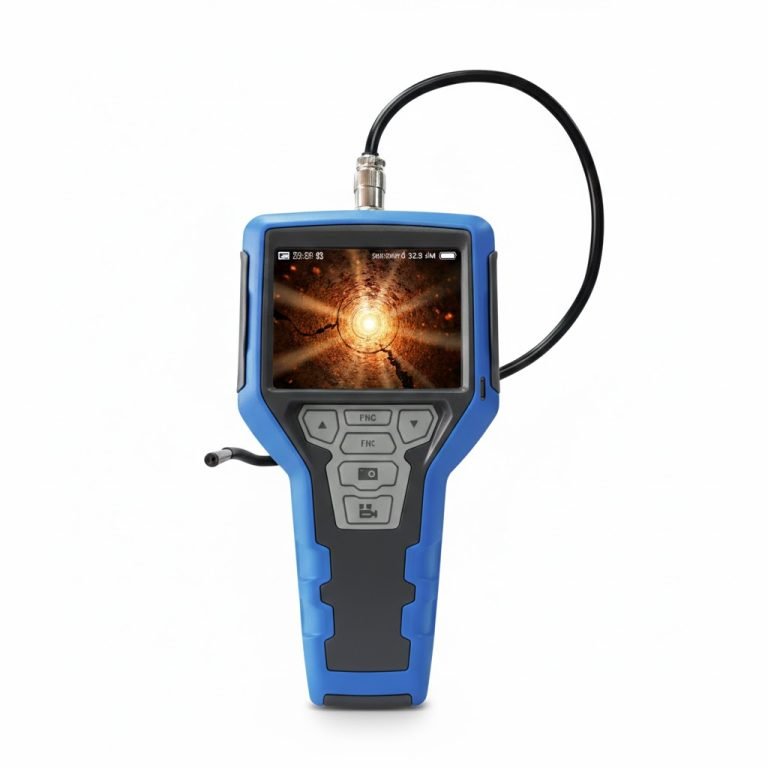 TX101-78100 Industrial Videoscope with 3.5-inch LCD monitor and 2x digital zoom for NDT inspection.